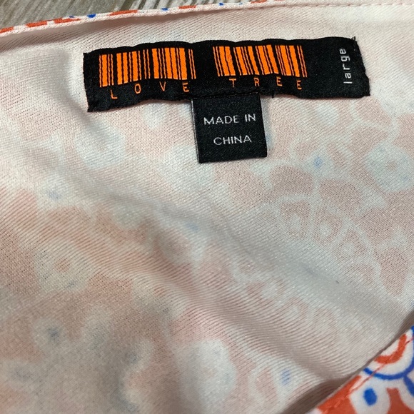 Gorgeous Boho Love Tree Romper Large - Picture 2 of 5